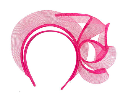 Exclusive fuchsia fascinator by Cupids Millinery-3