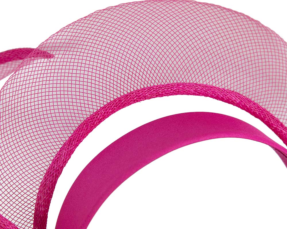 Exclusive fuchsia fascinator by Cupids Millinery-2