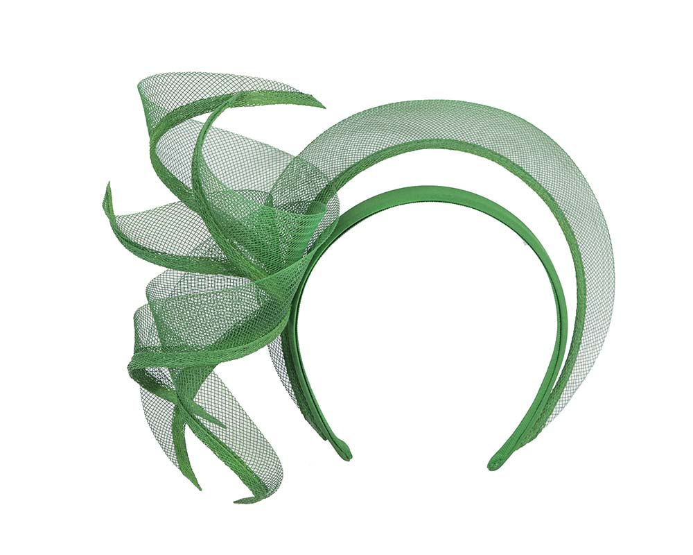 Exclusive green fascinator by Cupids Millinery-1