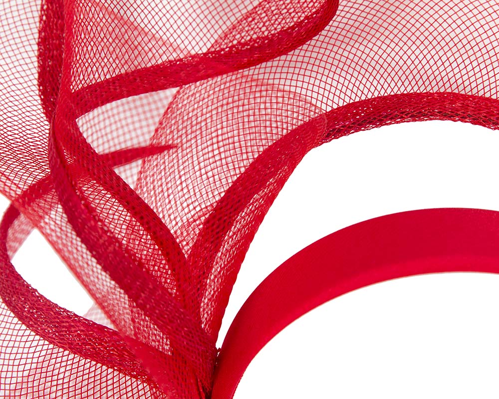 Exclusive red fascinator by Cupids Millinery-2