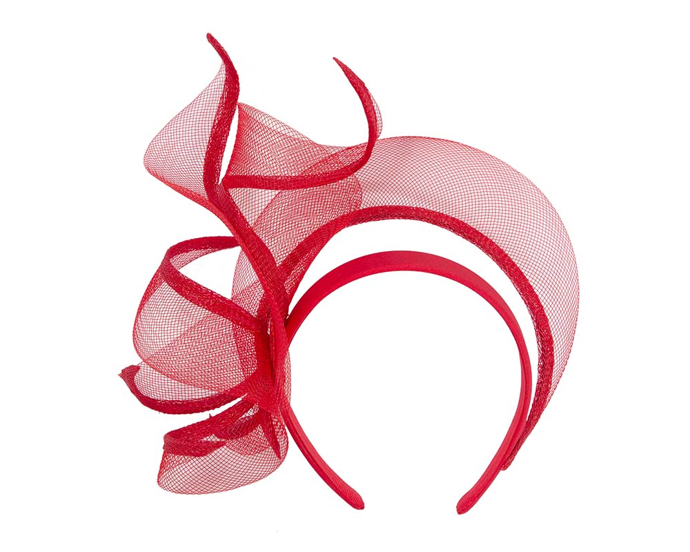 Exclusive red fascinator by Cupids Millinery-1