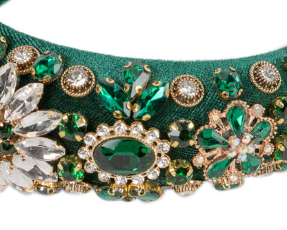 Green fascinator headband by Cupids Millinery-2