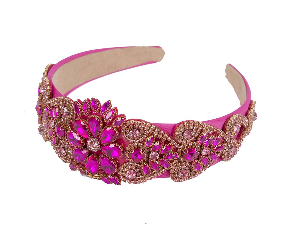 Fuchsia jewellery fascinator headband