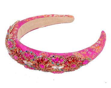 Exclusive fuchsia headband fascinator by Cupids Millinery