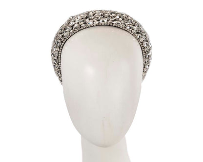 White crystal headband by Cupids Millinery-0