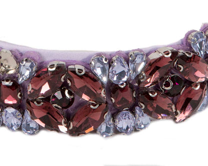 Lilac crystal headband by Cupids Millinery-2