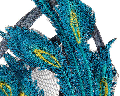 Exclusive peacock fascinator