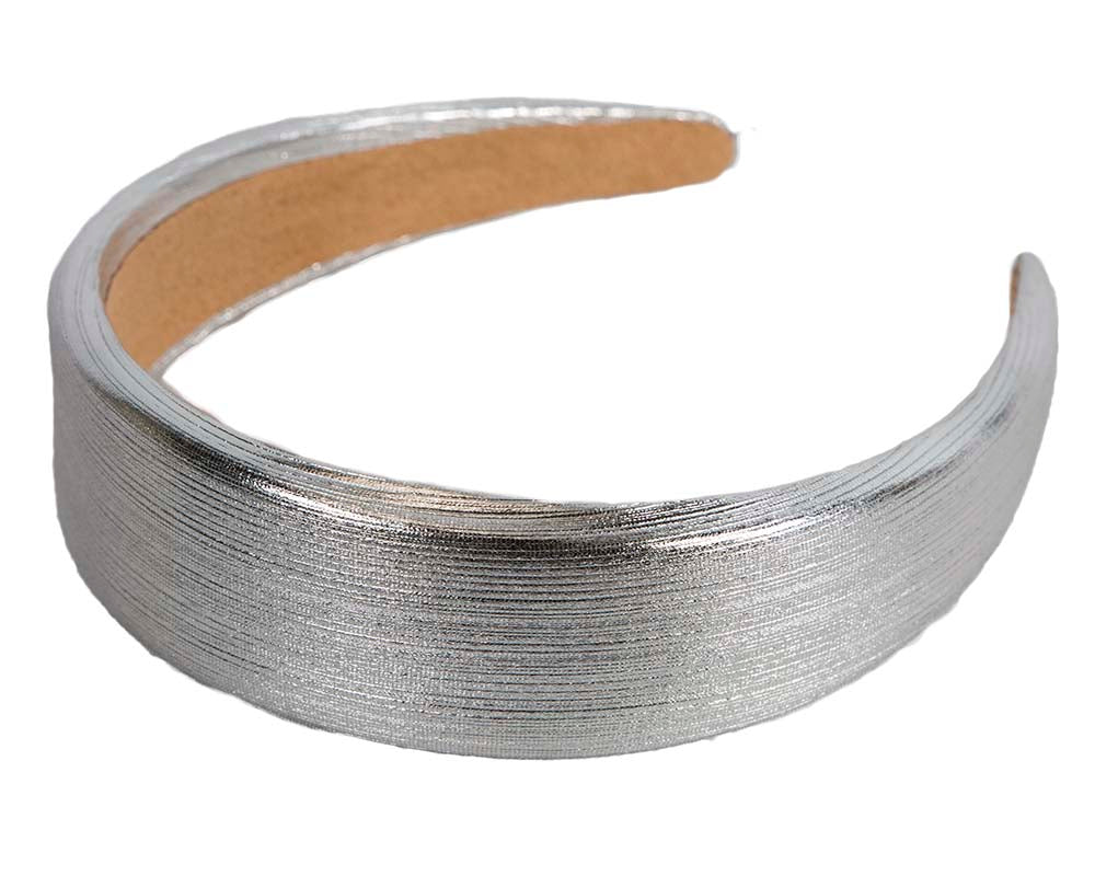 Silver fascinator headband CU612-1