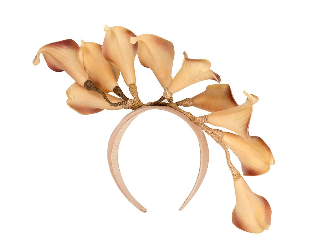 Bespoke flower headband by Cupids Millinery