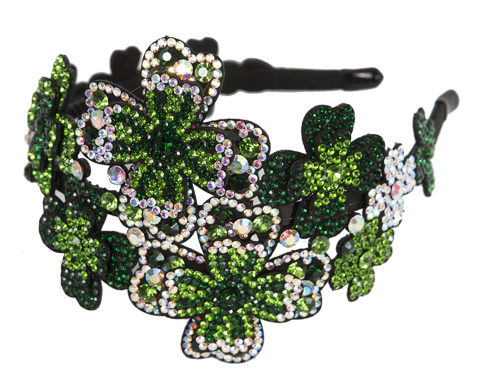 Crystals fascinator headband by Max Alexander CU625GRN