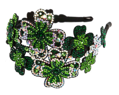 Crystals fascinator headband by Max Alexander CU625GRN