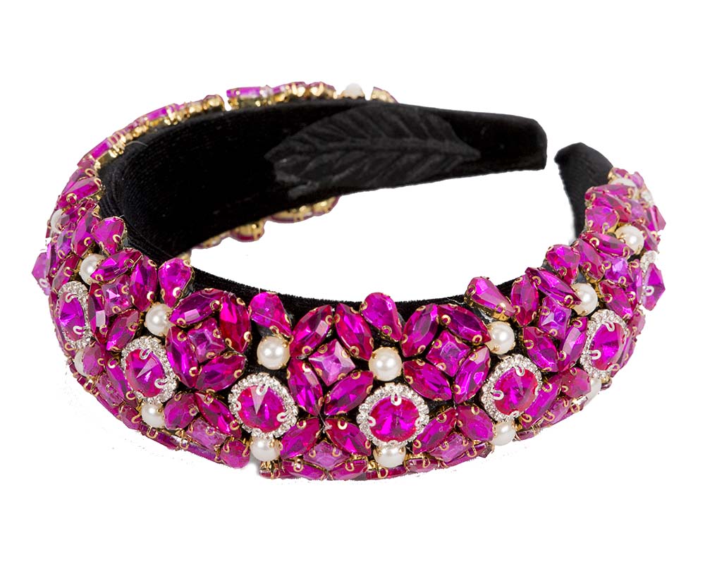 Exclusive fuchsia headband fascinator