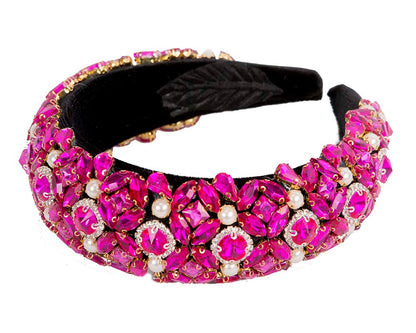 Exclusive fuchsia headband fascinator
