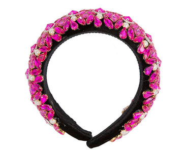 Exclusive fuchsia headband fascinator