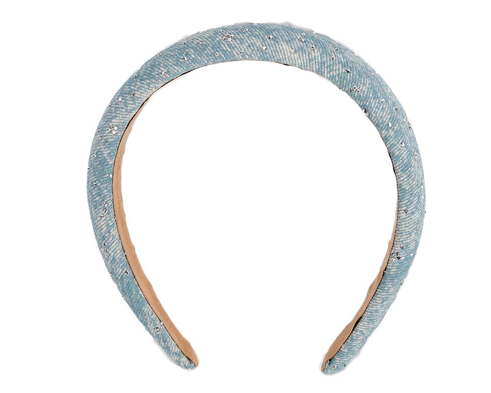 Blue fascinator headband