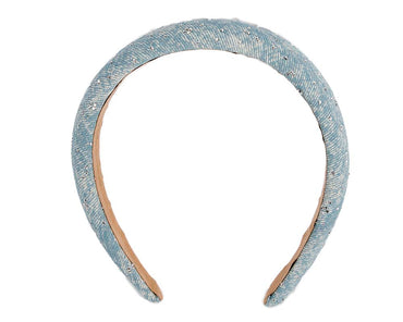 Blue fascinator headband