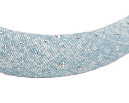 Blue fascinator headband