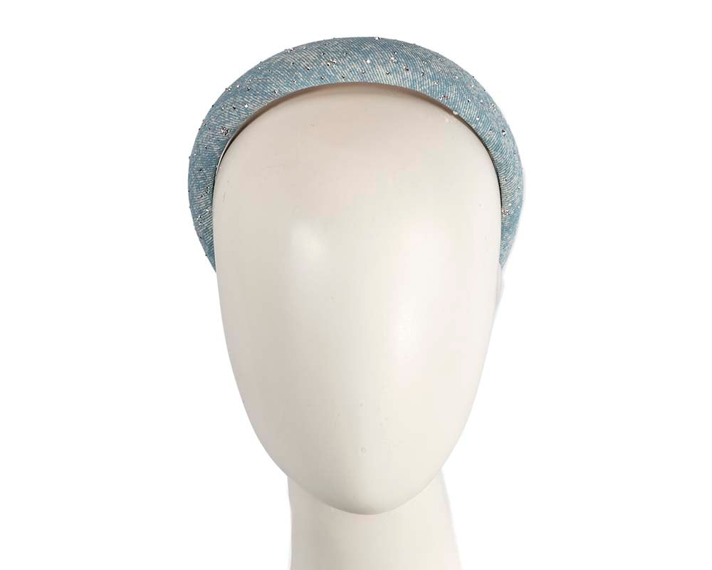 Blue fascinator headband