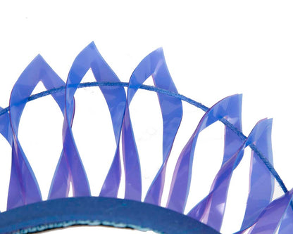 Exclusive blue crown fascinator-2