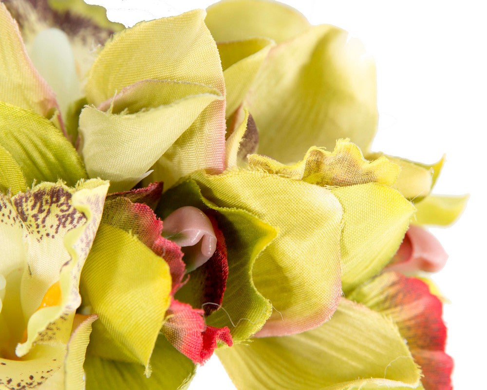 Hand made exclusive lime green fascinator headband