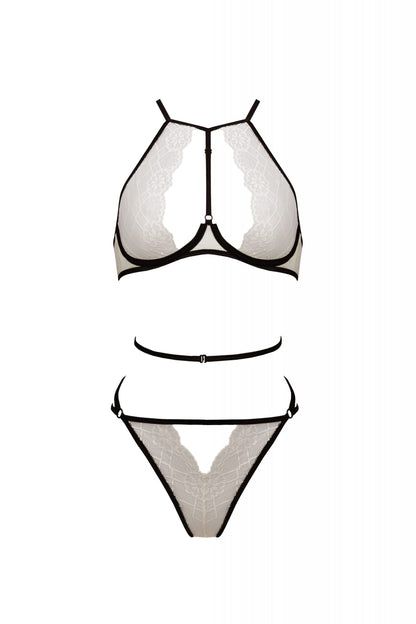 Soft Sheer Lace Top & Bikini Set Passion Chica-2