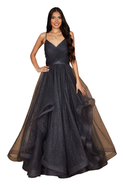 Dylan and Davids Sparkling Full-Length Formal Gown Ball Gown-1