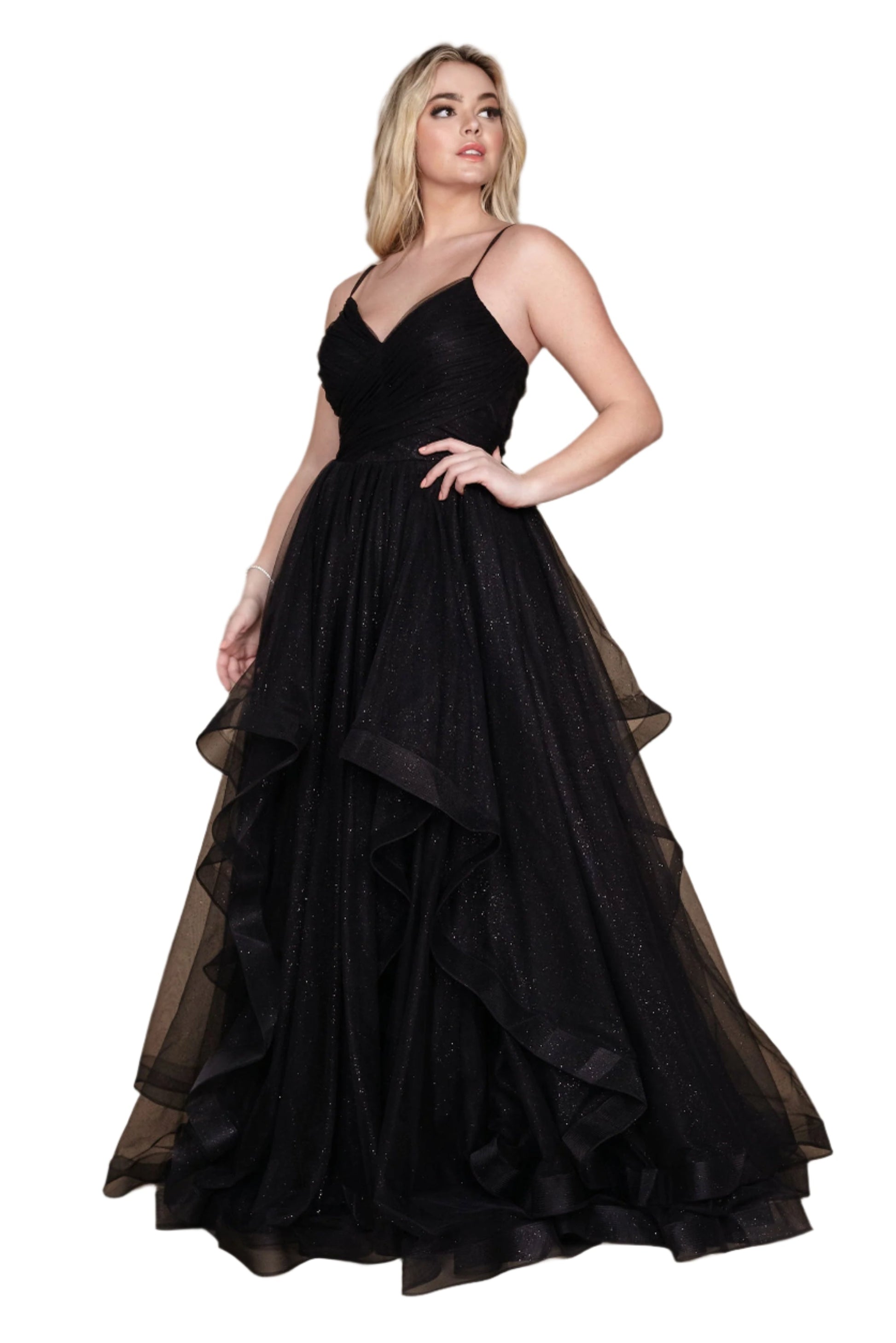 Dylan and Davids Sparkling Full-Length Formal Gown Ball Gown-3
