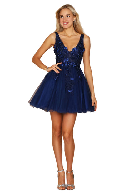 Dylan and Davids Mini-Length Formal Gown Graduation Sexy Prom Dress-0