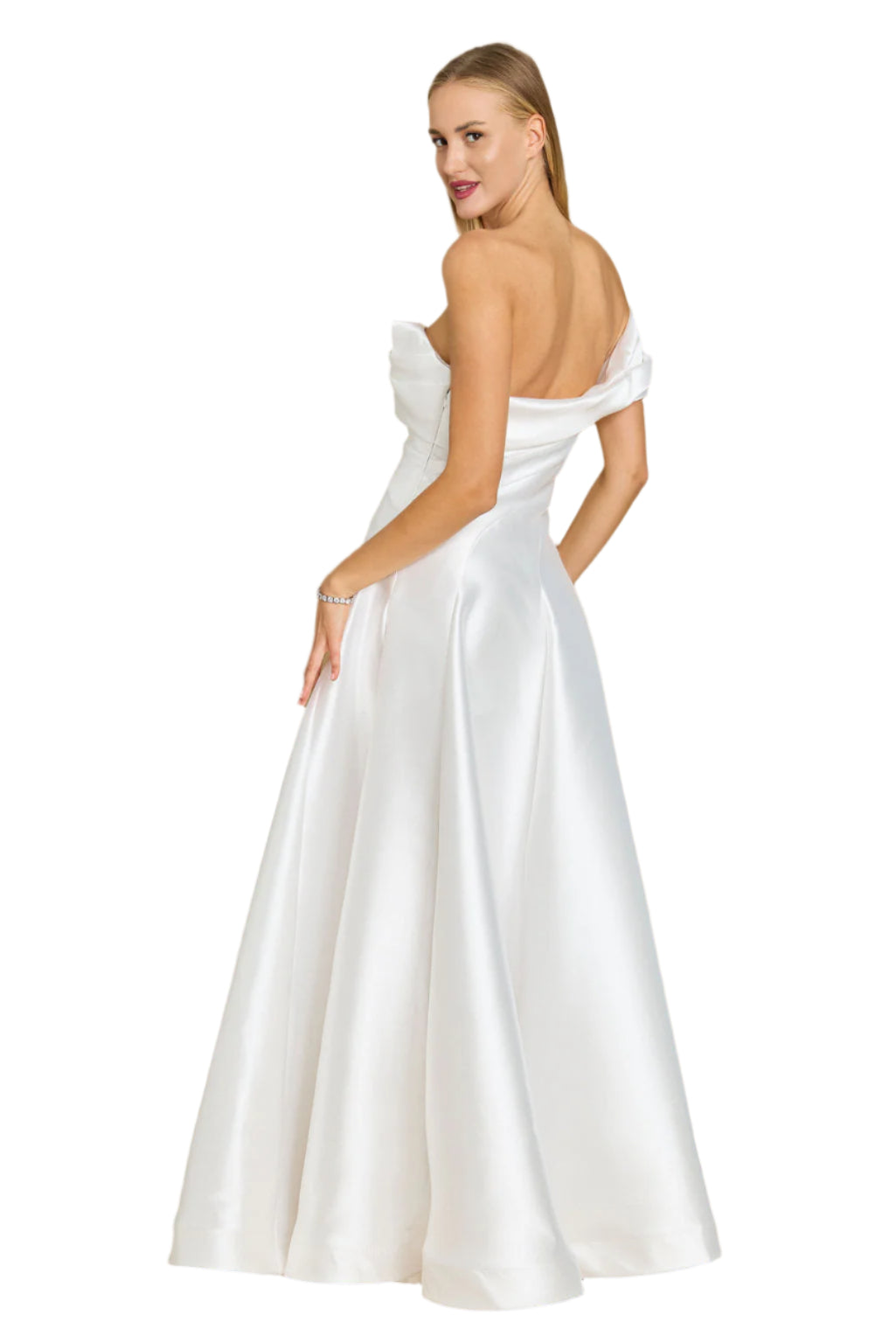 Dylan and Davids One-Shoulder Full-Length Formal Ball Gown Dress-6