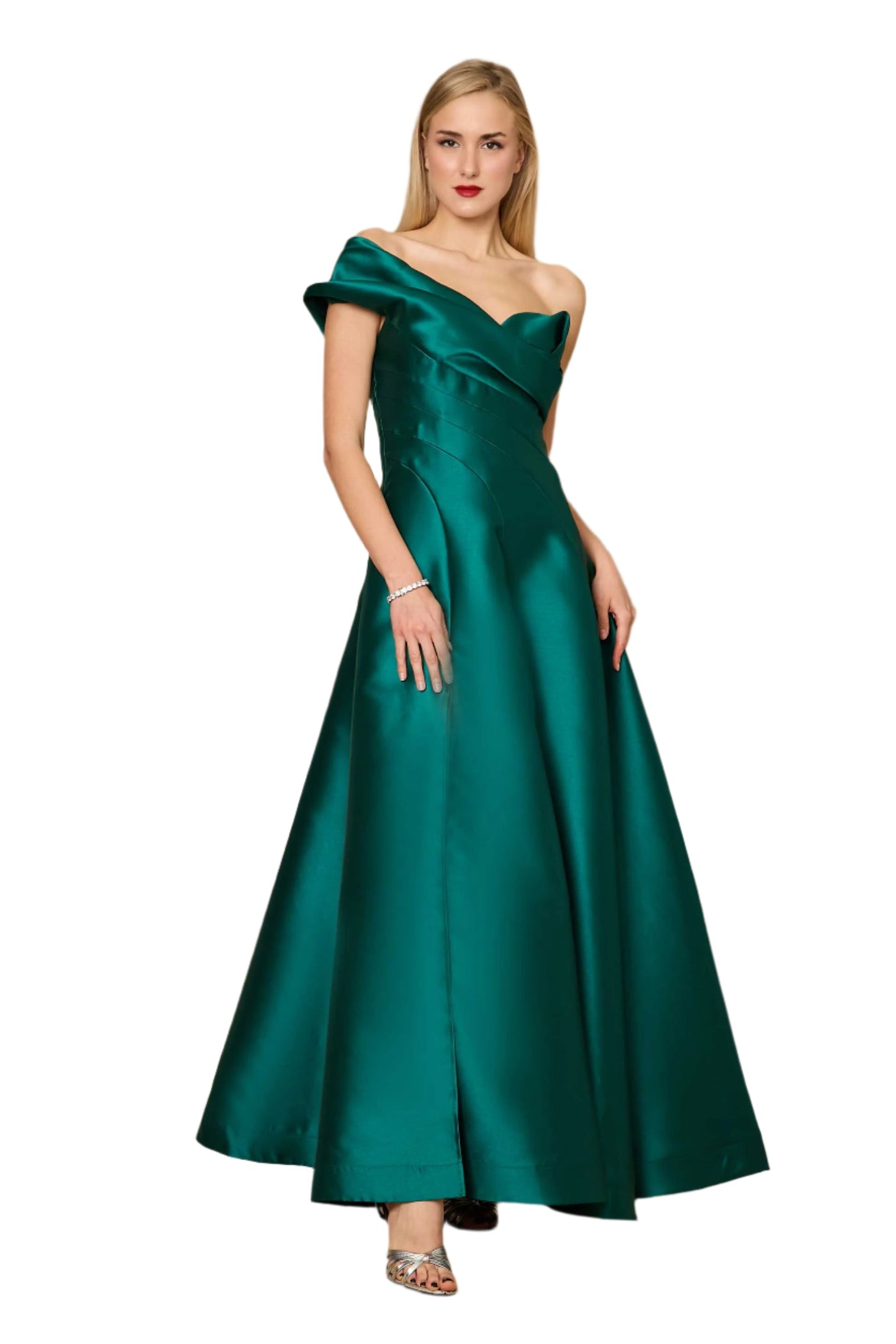 Dylan and Davids One-Shoulder Full-Length Formal Ball Gown Dress-2