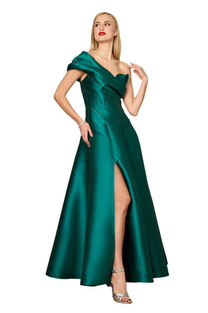 Dylan and Davids One-Shoulder Full-Length Formal Ball Gown Dress-3