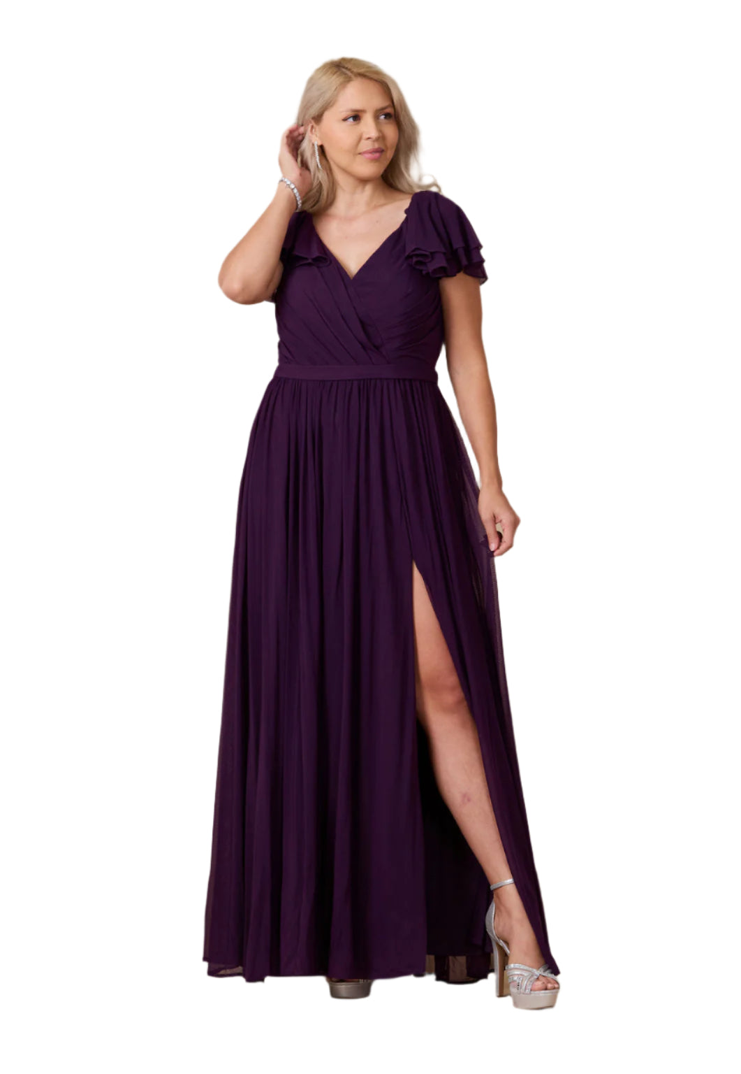 Dylan and Davids Short-Length Sleeve Formal Gown Mother of the Bride Dress-7