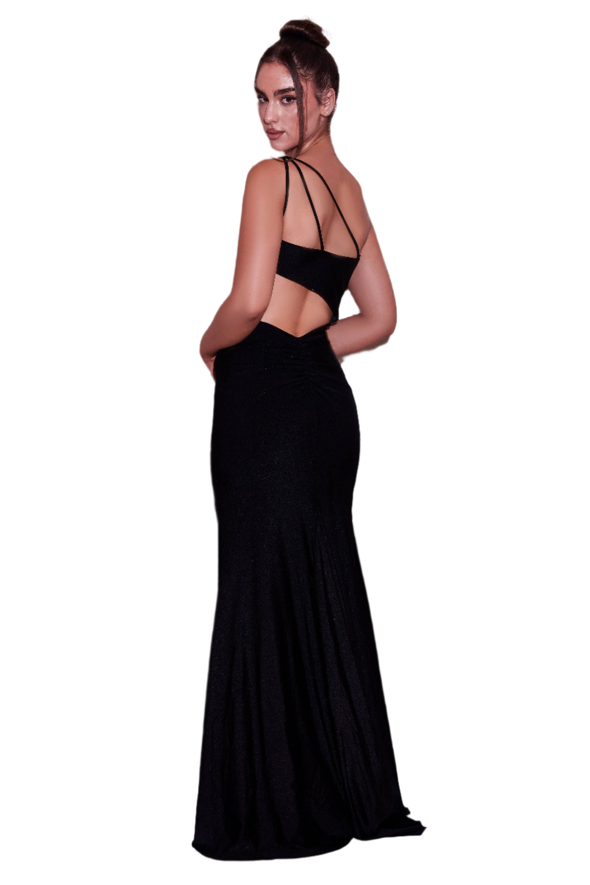 Kos Couture Side Cut Out Sexy Prom Formal Gown Dress-3