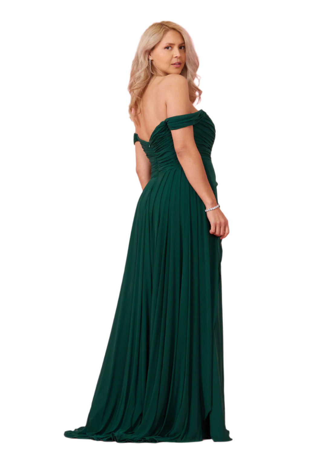Dylan and Davids Off Shoulder Full-Length Formal Gown Evening Dress-2