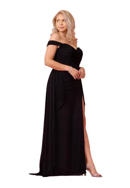 Dylan and Davids Off Shoulder Full-Length Formal Gown Evening Dress-4