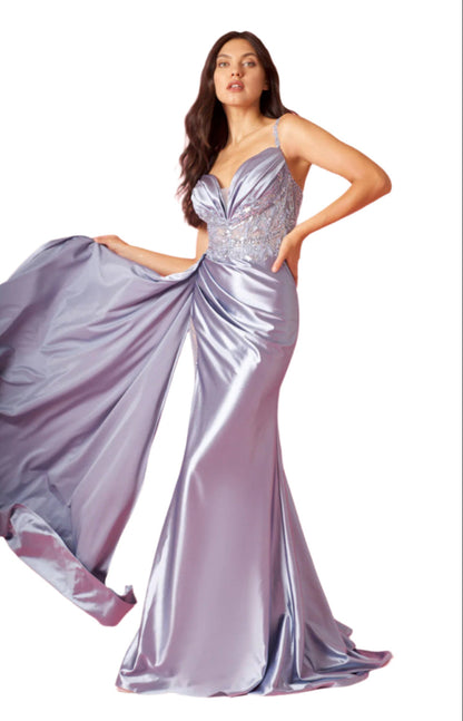 Dylan and Davids Full-Length Sexy Corset-Style Prom Formal Gown Dress-0