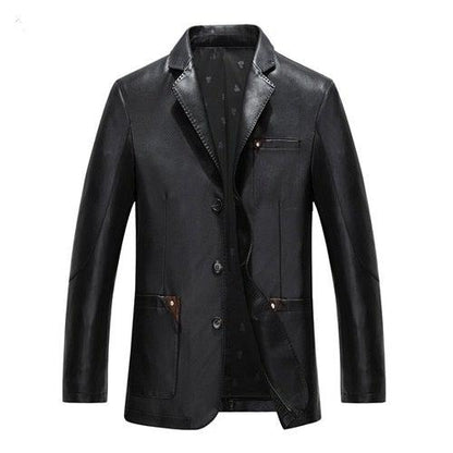 Everyday Men's Sheep Leather Blazer – Slim Fit Classic Jacket-2