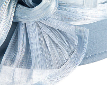 Light blue ladies winter fashion felt fedora hat by Fillies Collection F660-4