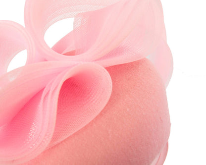 Pink winter racing fascinator by Fillies Collection-4
