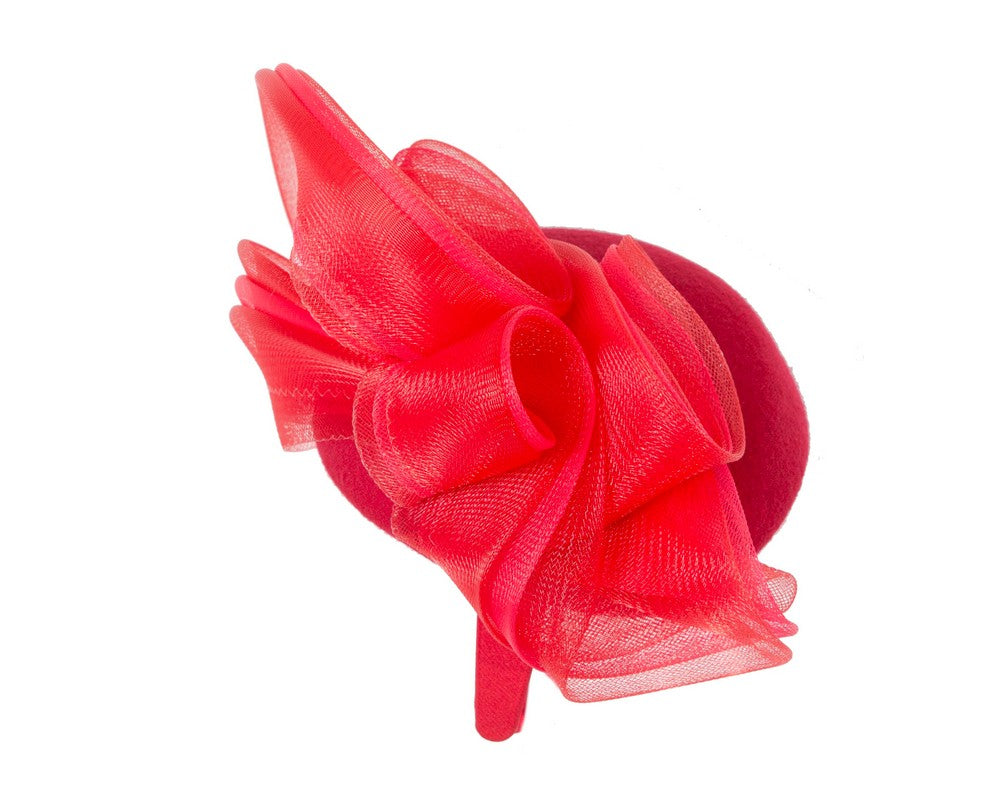 Red winter racing fascinator by Fillies Collection F672-3