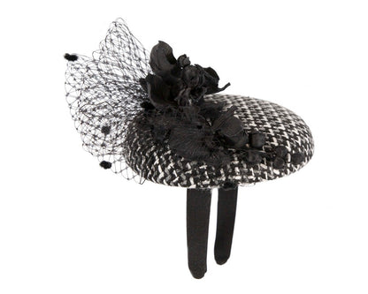 Winter racing pillbox fascinator by Fillies Collection