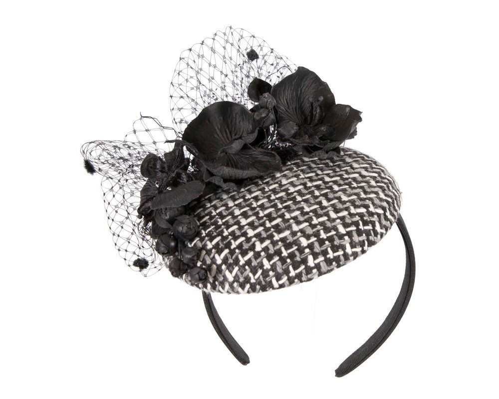 Winter racing pillbox fascinator by Fillies Collection