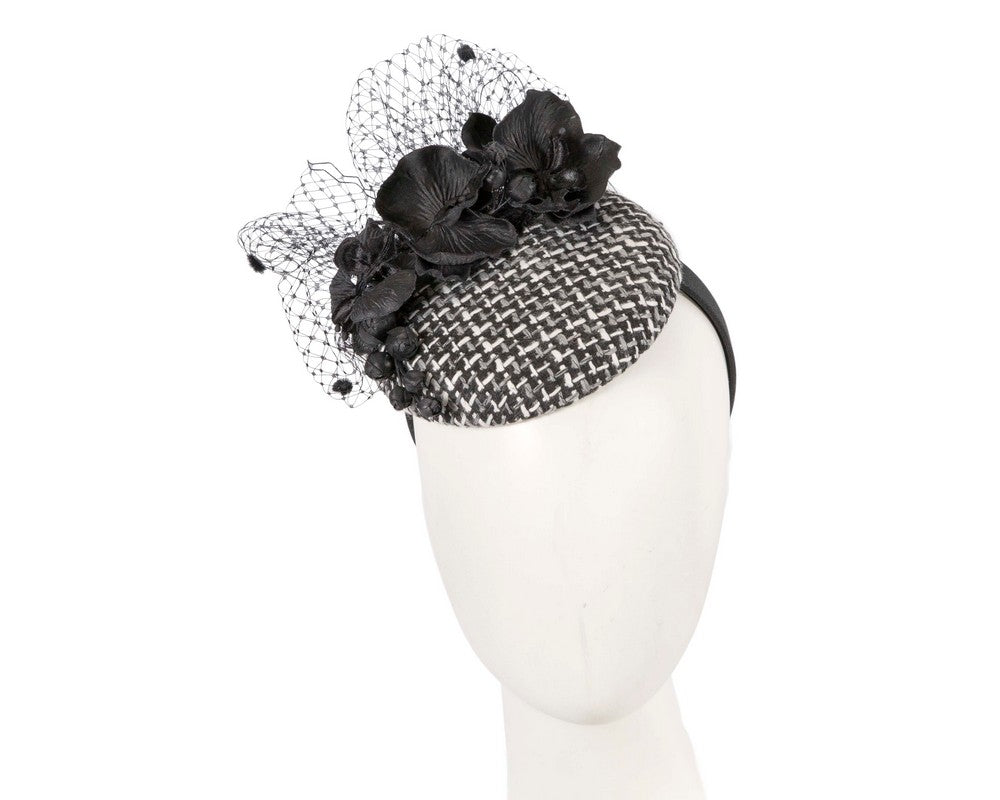 Winter racing pillbox fascinator by Fillies Collection
