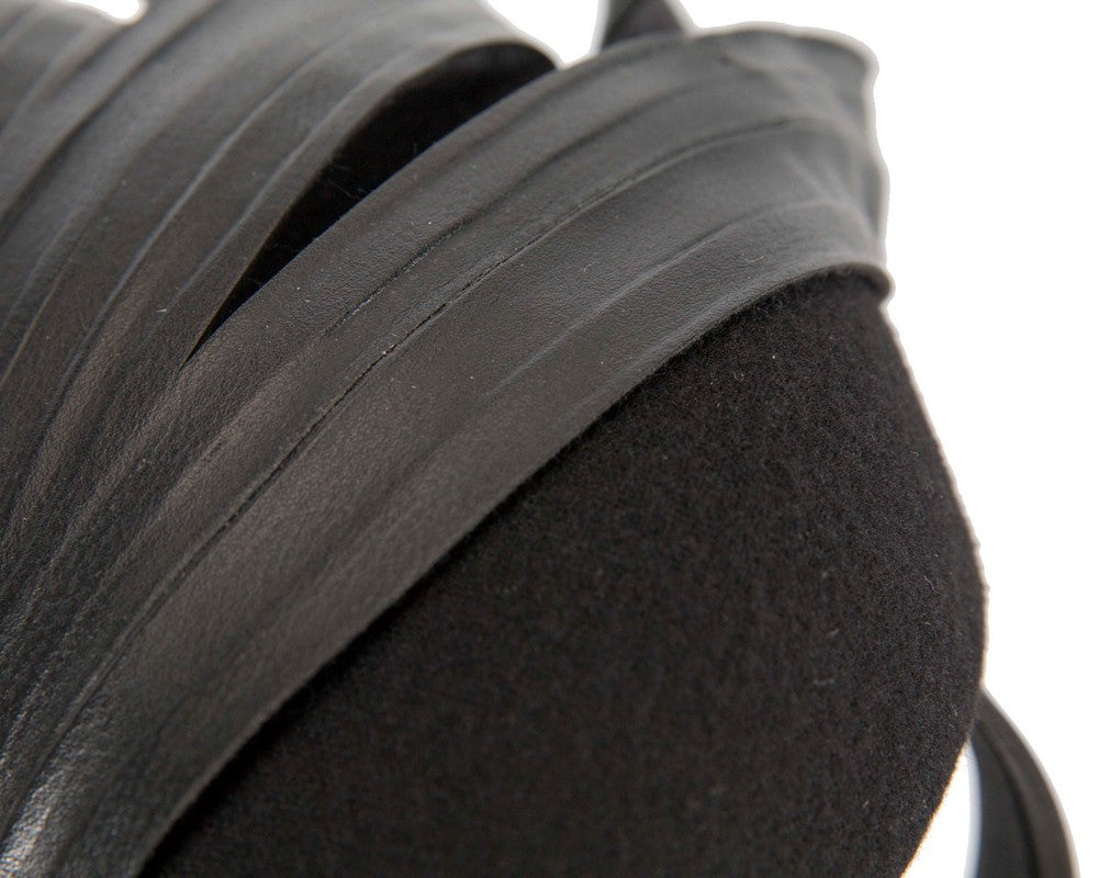 Black winter racing fascinator by Fillies Collection