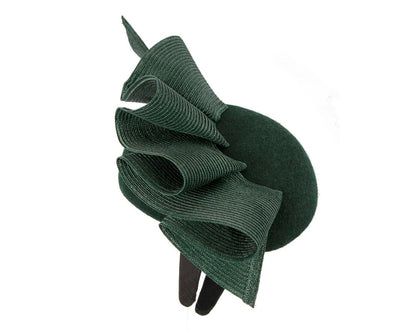 Green pillbox fascinator by Fillies Collection