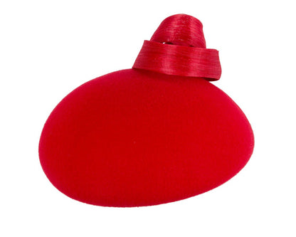 Stylish red felt beret hat by Fillies Collection