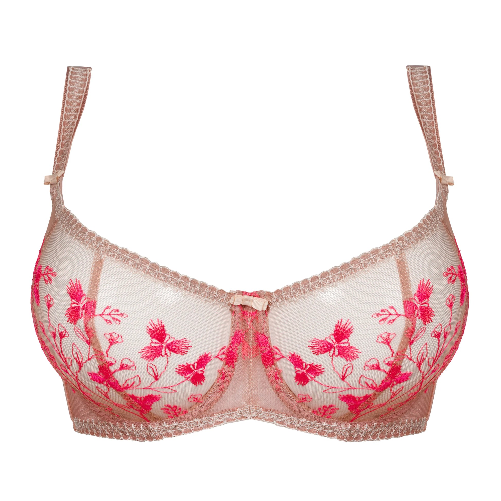 Sheer Balconette Underwire Bra Flirt-4