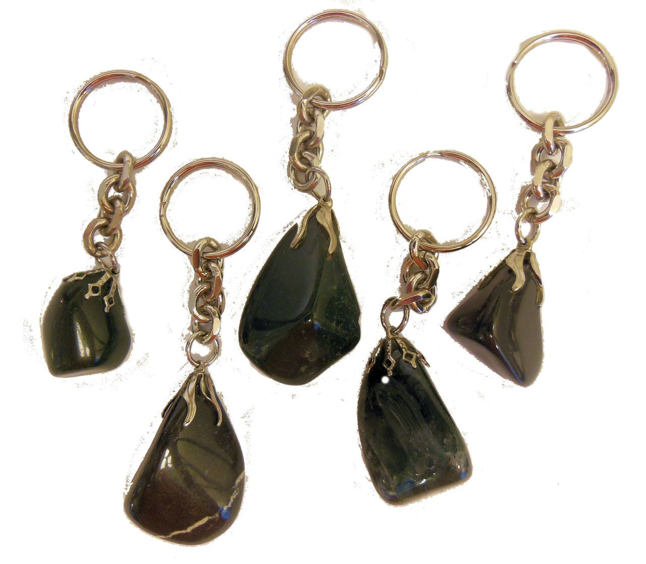 Get Stoned - Gemstone Keyrings - Dark Green