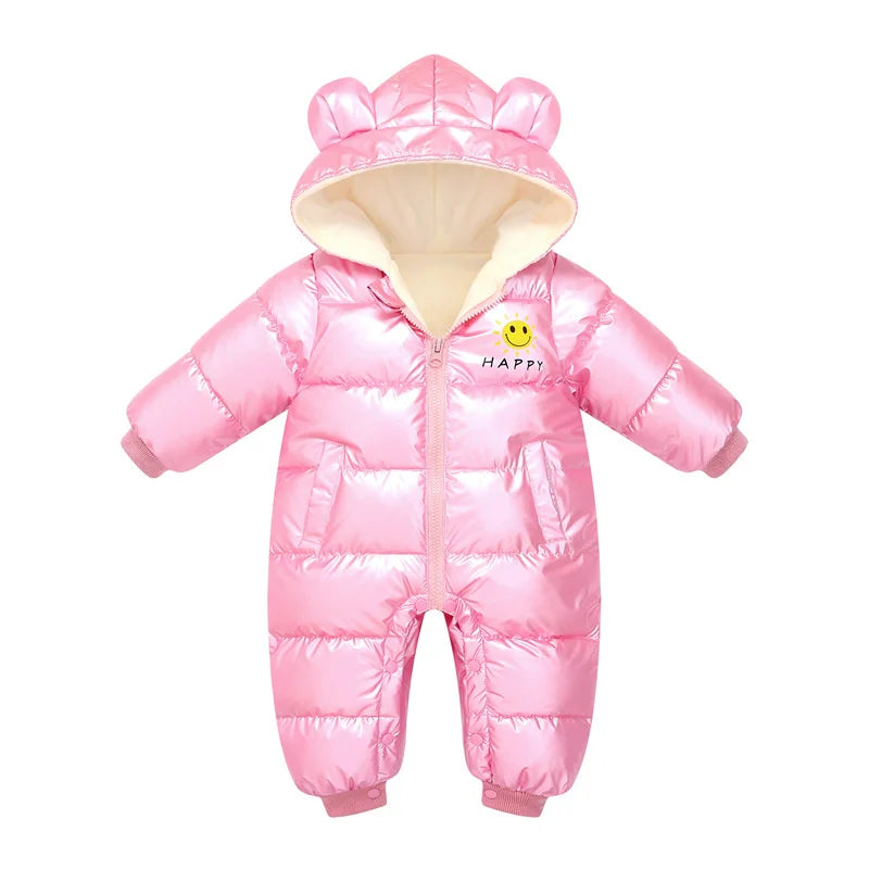Full-body thermal suit with multicolored metallic hood-3
