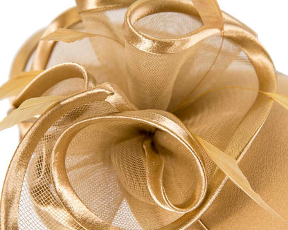 Gold Mother of the Bride Wedding Hat-4